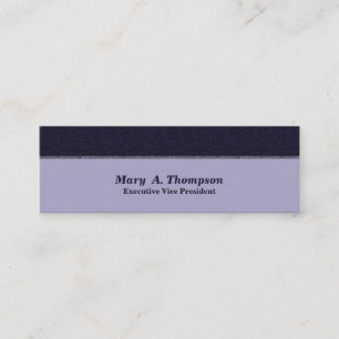 Dark Blue Texture Mini Business Card