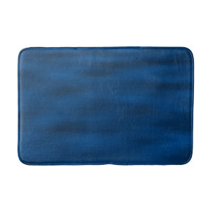 Dark Blue Water Ripples Bath Mat