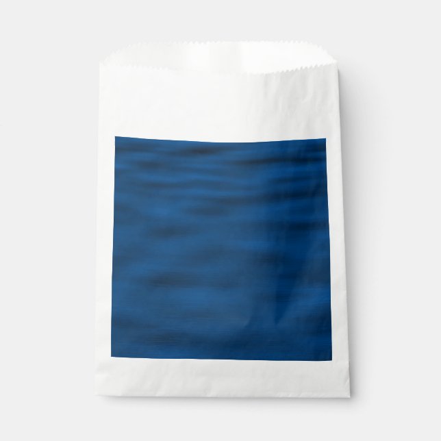 Dark Blue Water Ripples Favour Bag (Front)