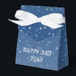 dark blue winter night favor box<br><div class="desc">dark blue winter night</div>