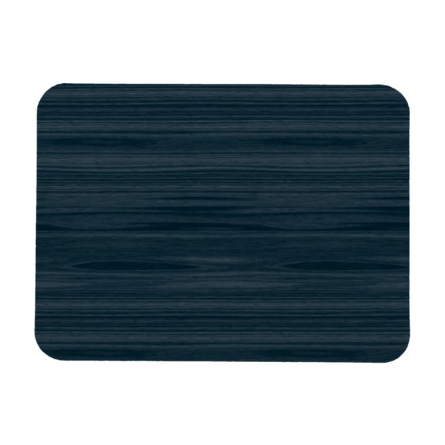 Dark Blue Woodgrain Magnet (Horizontal)