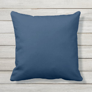 Dark blueberry blue  pillow