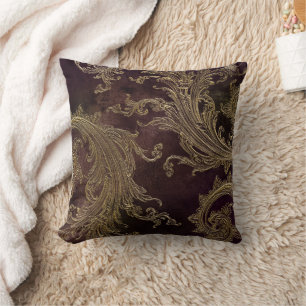 Dark Boudoir Throw Pillow
