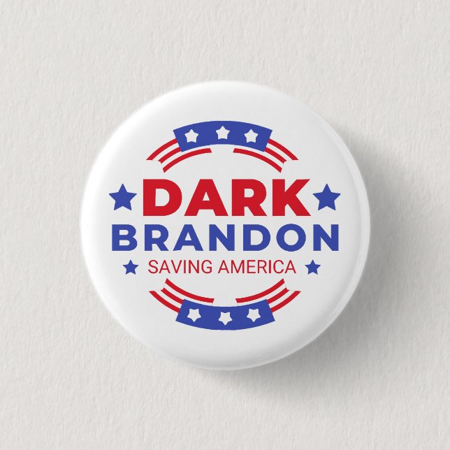 Dark Brandon  1 Inch Round Button (Front)