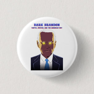 Dark Brandon 1 Inch Round Button