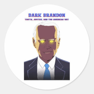 Dark Brandon Classic Round Sticker