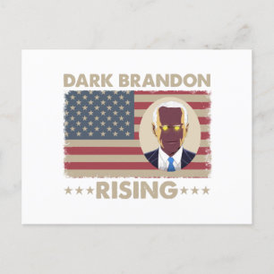 Dark Brandon Funny Joe Biden Meme Holiday Postcard