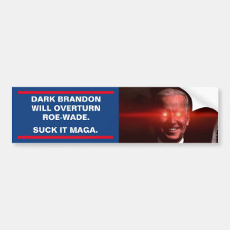 DARK BRANDON WILL OVERTURN ROE-WADE BUMPER STICKER