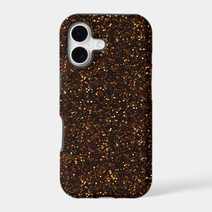 Dark Bronze Orange Glitter