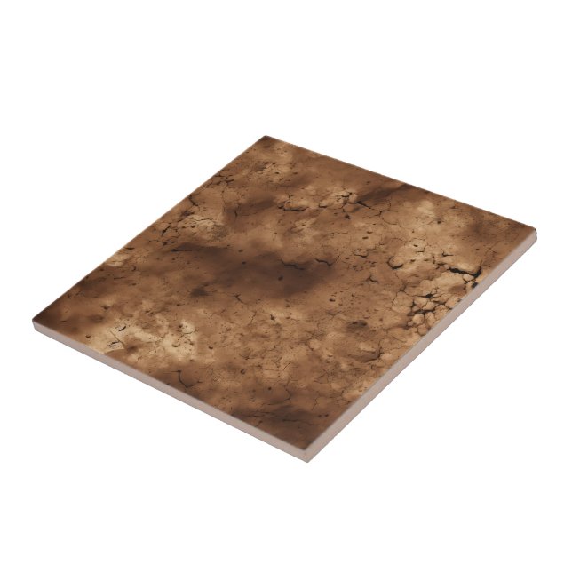 dark brown 3d ceramic tile (Side)