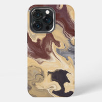 Dark Brown Abstract Marble