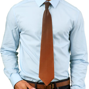 Dark Brown And Orange Rust Gradient Ombre Tie
