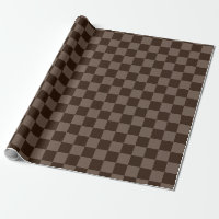 Dark Brown and Quincy Chequerboard