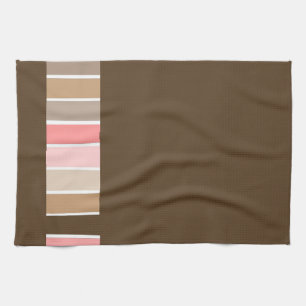 Dark Brown Beach Sand Kitchen Towel