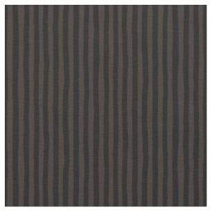 Dark Brown & Black Wonky Stripes Fabric