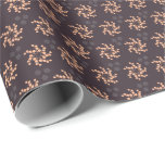 Dark brown Christmas Wrapping Paper<br><div class="desc">Wrap your gift in this beautiful dark brown wrapping paper and celebrate Christmas time! Very elegant and simple.</div>