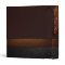 Dark Brown Elegant Recipe Leather Look