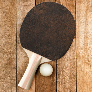 Dark Brown Monazite Stone  Ping Pong Paddle