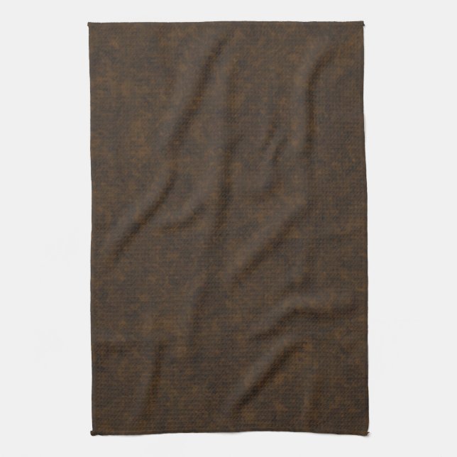Dark Brown Pattern Kitchen Towel (Vertical)