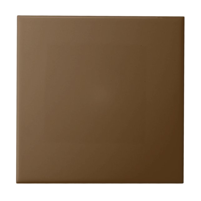 Dark Brown Solid Colour Tile (Front)