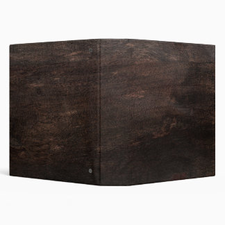 Dark Brown Wood Binder