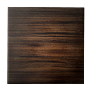 Dark Brown Wood Texture Pattern Tile