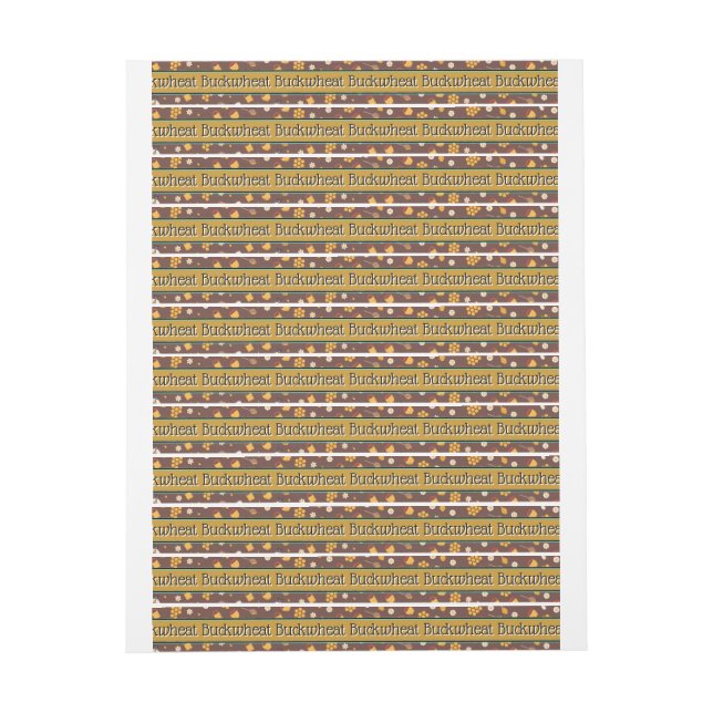 Dark Buckwheat Honey Tamper-proof Wrap Around Label (Sheet)