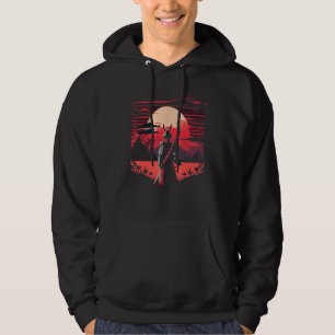 Dark Bunny Rabbit Samurai Warrior Katana Japanese Hoodie