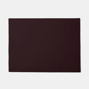 Dark Burgundy   Plain Burgundy  Doormat