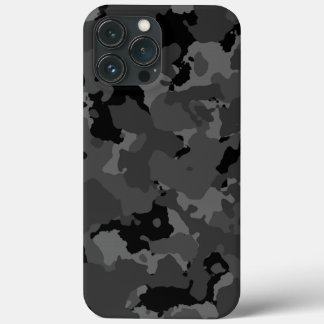 Dark Camo Pattern iPhone 13 Pro Max Case