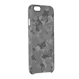 Dark Camo Clear iPhone 6/6S Case