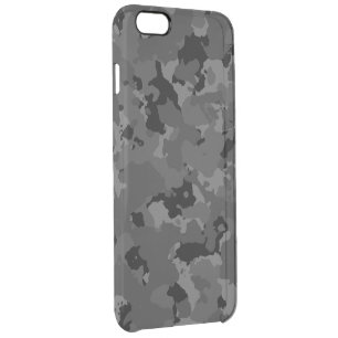 Dark Camo Clear iPhone 6 Plus Case