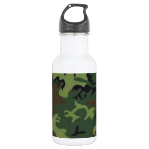 Dark camouflage 532 ml water bottle