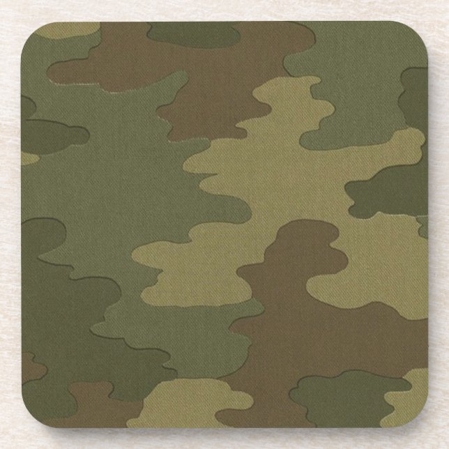 Dark Camouflage Coasters (Front)