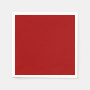 Dark Candy Apple Red Cocktail Paper Napkin