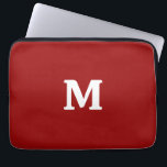 Dark Candy Apple Red Solid Colour Laptop Sleeve<br><div class="desc">Dark Candy Apple Red Solid Colour modern colour.</div>