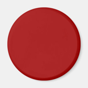 Dark Candy Apple Red Solid Colour Magnet