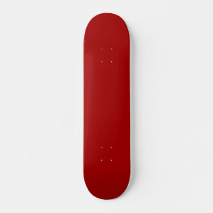 Dark Candy Apple Red Solid Colour Skateboard