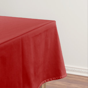 Dark Candy Apple Red Solid Colour Tablecloth
