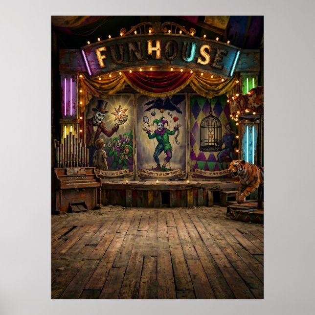 Dark Carnival Philosophy  Poster (Front)
