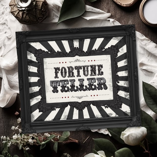 Dark Carnival Psycho Circus Fortune Teller Sign (Creator Uploaded)