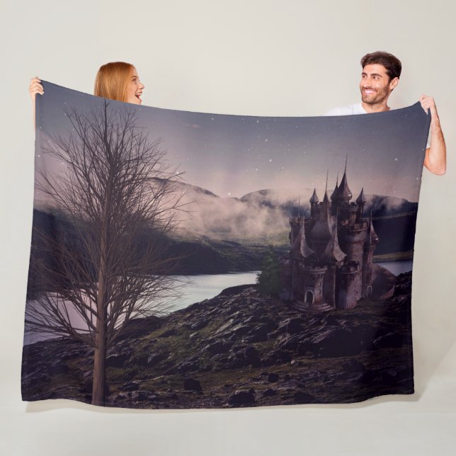 DARK CASTLE FLEECE BLANKET (In Situ)