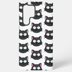 Dark Cat Black Cat Grey Cat Wearing Glasses Samsung Galaxy Case