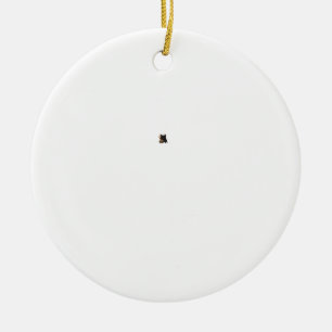 Dark Cat Coffee With Skull Mug Oversized T-Shirt Ceramic Ornament