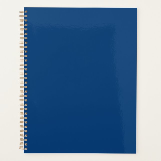 Dark Cerulean Planner (Front)