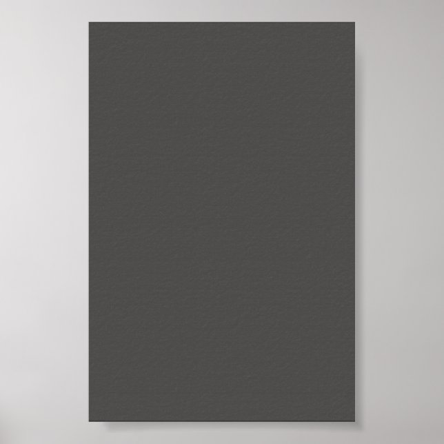 Dark Charcoal Grey Background on a Poster (Front)