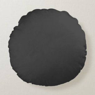 Dark Charcoal grey Solid plain colour pillow