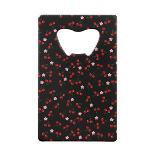 Dark Cherries Credit Card Bottle Opener