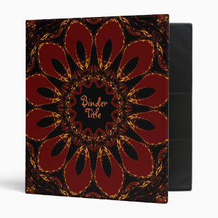 Dark Chocolate Gold Flower Album Binder