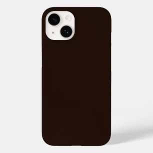 Dark Chocolate, Solid Brown, Dark Brown  Case-Mate iPhone 14 Case